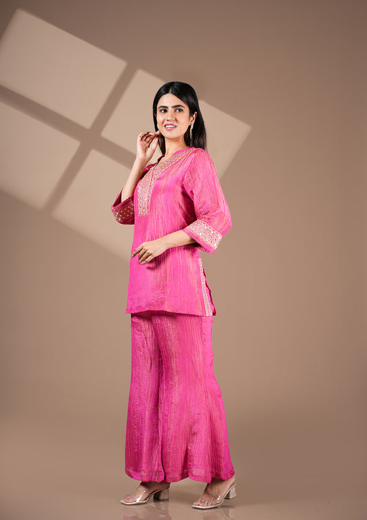 Crushed Soft Tissue Co-Ord Set