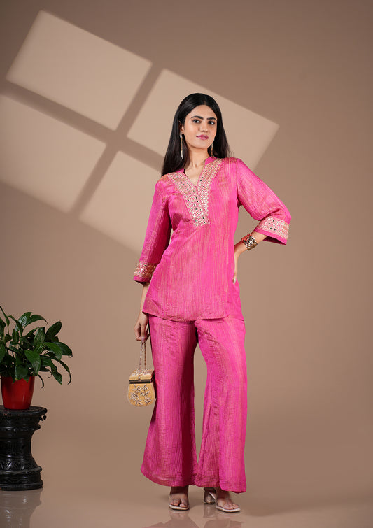 Crushed Soft Tissue Co-Ord Set