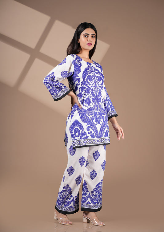 Turkish Cotton Linen Co-Ord Set