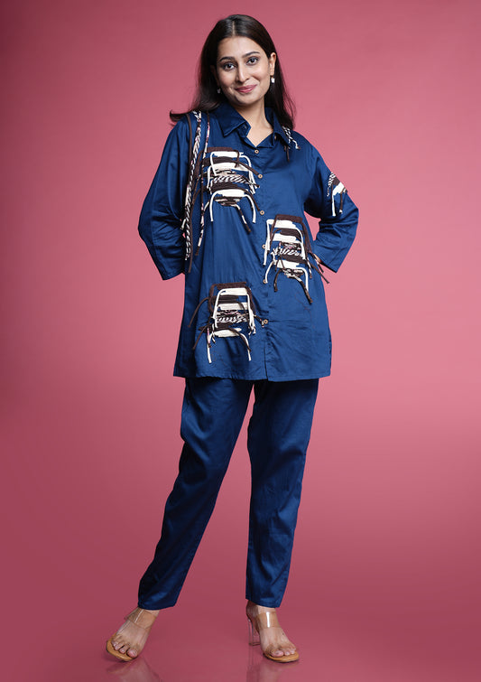 Premium Cotton 3D Braided Co-Ord Set