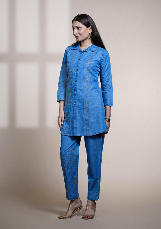 Indigo Denim Co-ord Set