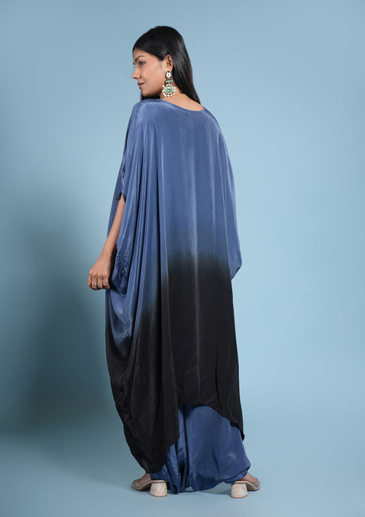 Kaftan Balloon Harem Set- Midnight Blue
