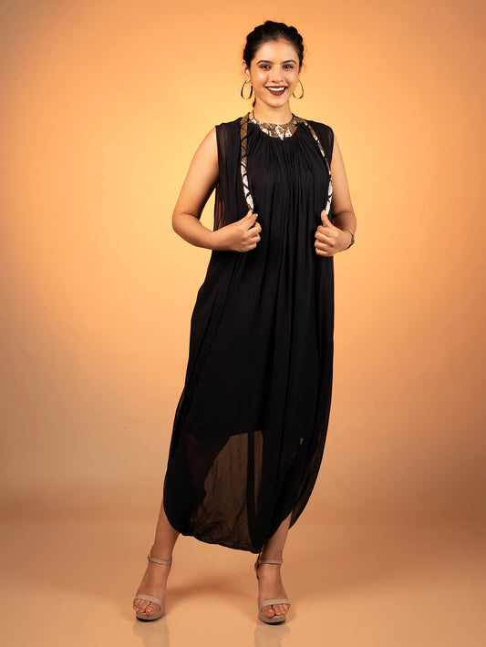 Harem Dress Set - Black
