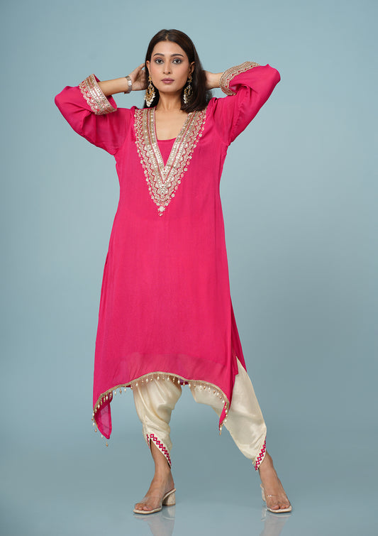 Contemporary 2 Piece Set With Tulip Pant