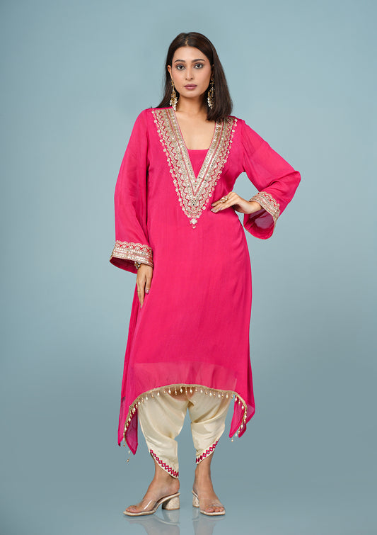 Contemporary 2 Piece Set With Tulip Pant