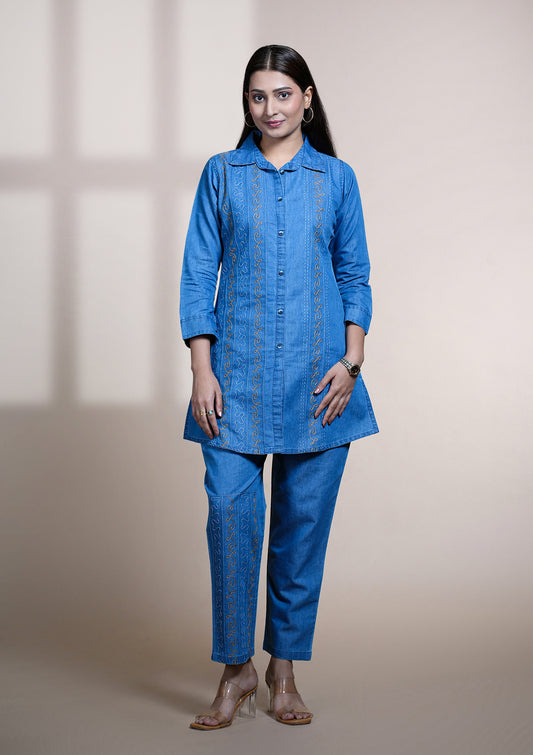 Indigo Denim Co-ord Set