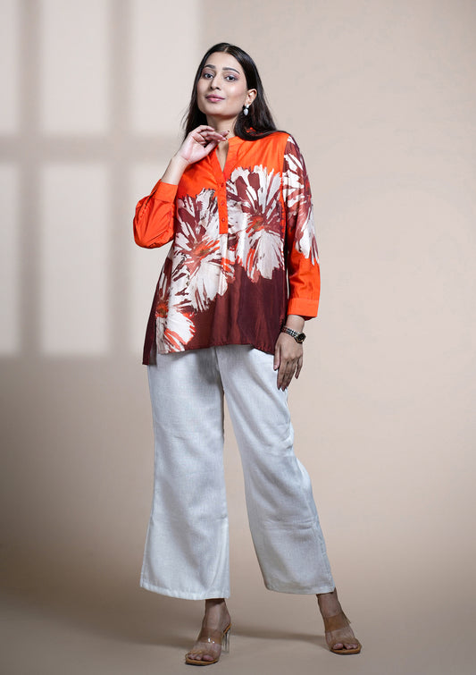 Sunset Bloom Shirt