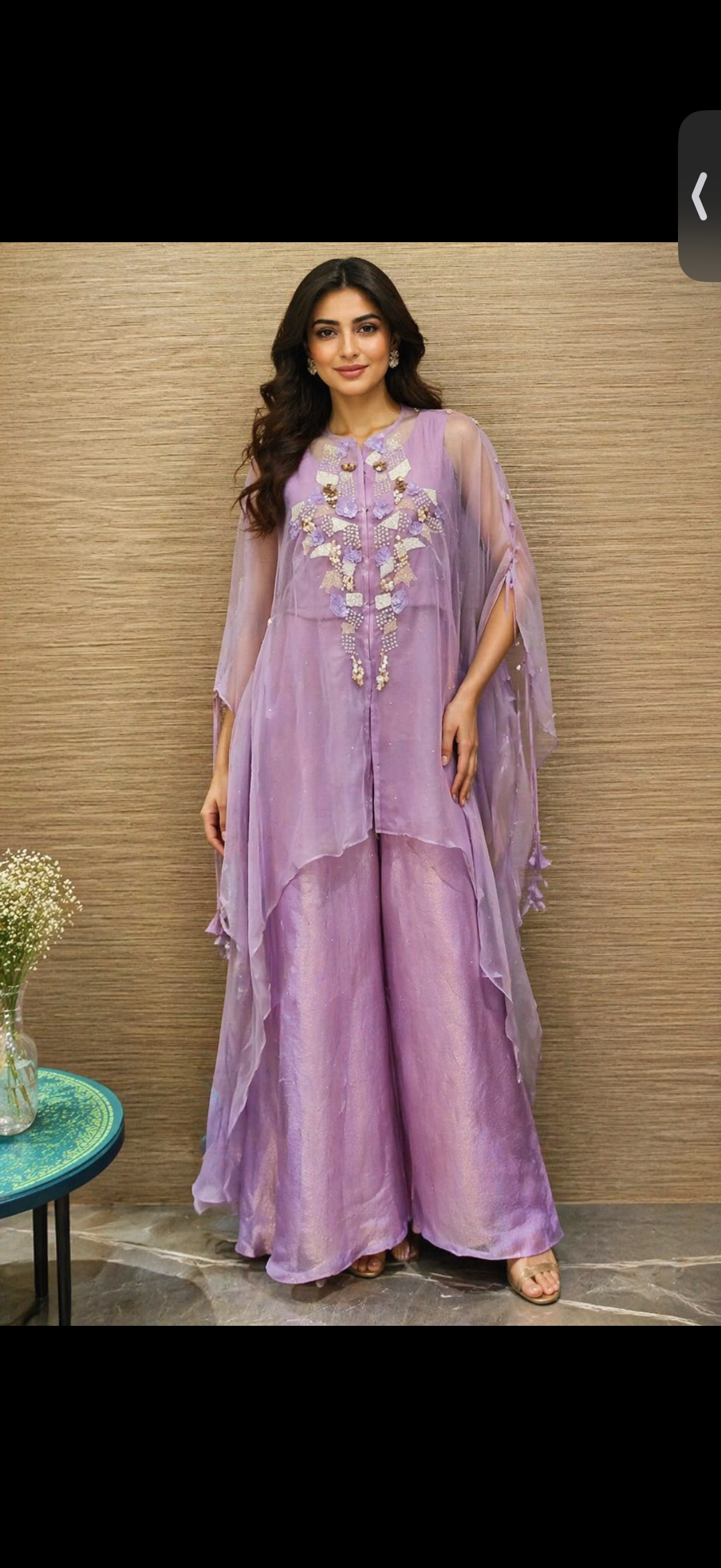 Contemporary cape set (3 Piece) - Lavender