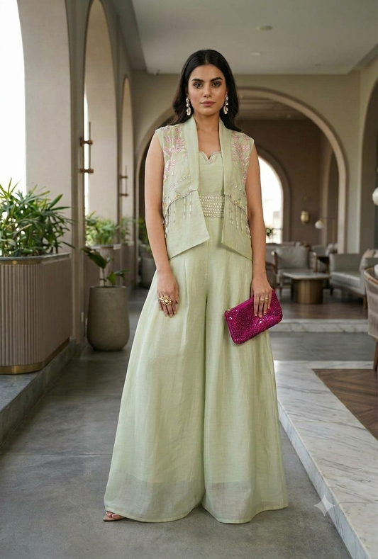 Shimmer Tissue Jumpsuit